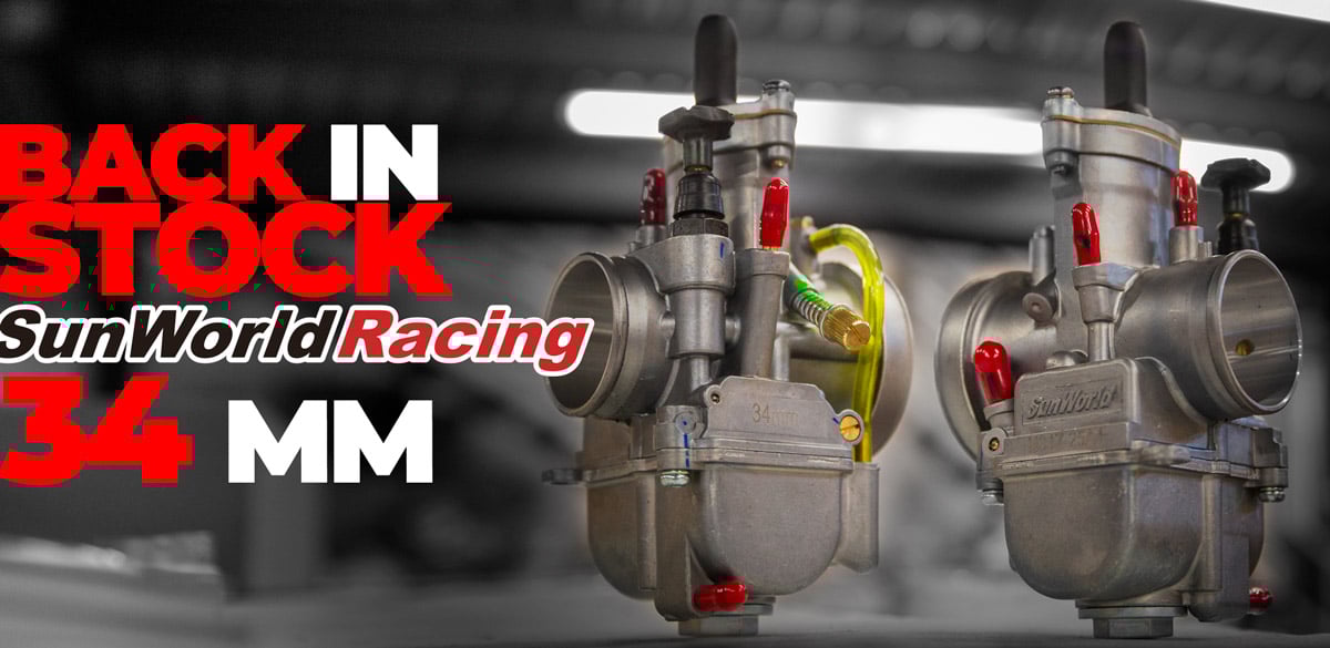 Annonce du retour en stock du carburateur moto Sunworld 34mm