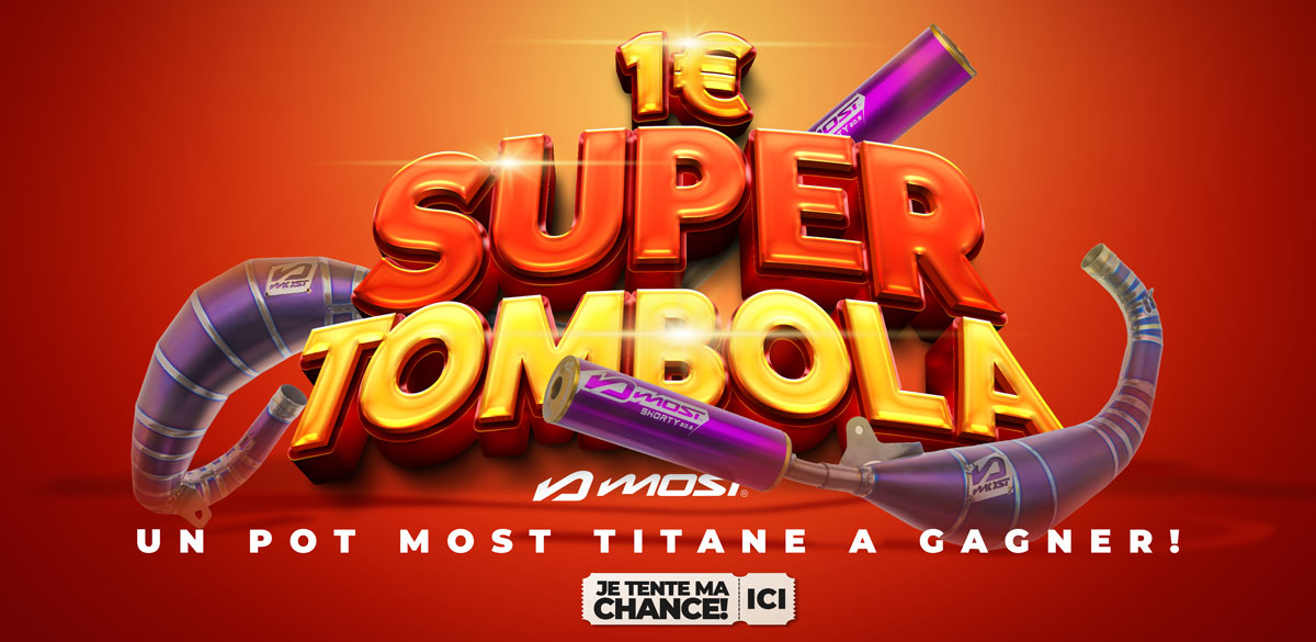 Image de présentation de la tombola ScootFast pour gagner un pot d'échappement MOST en titane