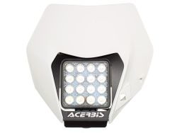 Plaque phare LED Acerbis VCL Blanc