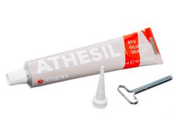 Pâte à joint silicone Athesil Athena RTV gris -40°C à +300°C
