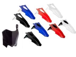 Garde boue ACB et plaque phare cross Honda CRF 250