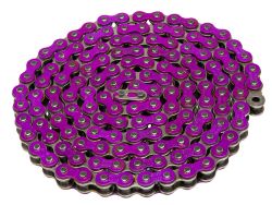Chaîne Osaki E-Series renforcée 140 maillons 420 violet fluo