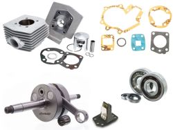 Pack moteur 70cc Parmakit MBK 51 (cylindre vilebrequin roulement joint clapet)