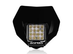 Plaque phare LED Acerbis VSL Noir