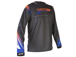 T-shirt manche longue Progrip gris orange bleu