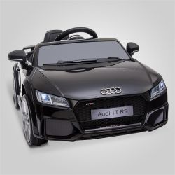Coche eléctrico infantil Audi TT RS negro