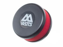 Filtre à air Watts court mousse rouge 35mm