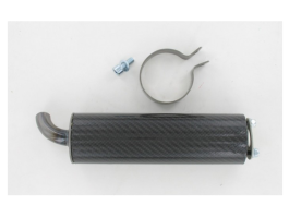 STONEDER Silencieux D'échappement En Acier Inoxydable Pour Monkey Z50 PBR DAX CT70 / Mini 4 Temps DAX Monkey PBR Chaly/Honda Sur Moteurs Horizontaux Chinois De 50 Cc à 190 Cc