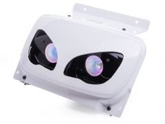 Double optique BCD MBK Booster 2004 Blanche RX V2 2x20W