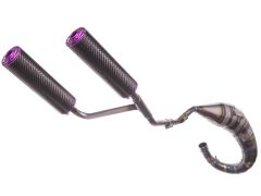 Pot d'échappement Most 50cc 70cc Sherco 50 double sortie