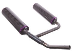  Tube de fuite double sortie avec silencieux Most Sherco 50cc 70cc