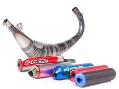 Pot d'échappement Most 50cc 70cc passage bas démontable Minarelli AM6