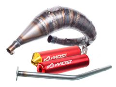 Pot d'échappement Most 50cc passage haut Rieju MRT et Beta