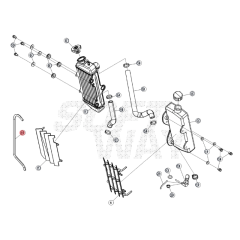 Durite vidange de radiateur origine Beta RR 50 2T après 2021