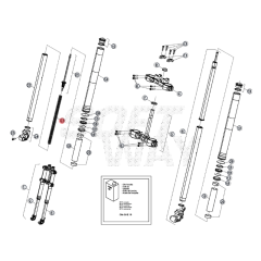 Ressort de fourche origine Beta RR 50 2T après 2021