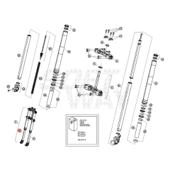 Fourreau de fourche droit origine Beta 50 2T après 2021