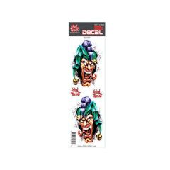 Autocollant Lethal Threat Jester Heads 7x25cm