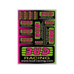 Autocollant Bud Racing classic 21x15cm 