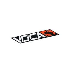Autocollant Voca Racing orange 110x40mm