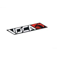 Pegatina roja Voca Racing 110x40mm