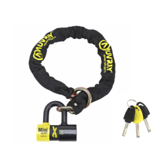 Antivol à chaine avec alarme Auvray Xtrem Mini Alert 1,20m