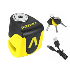 Antivol bloque disque avec alarme Auvray Vespa Piaggio MP3 diamètre 5,5mm