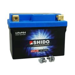 Batterie Lithium Shido LTX7L-BS 12V 2.4 Ah