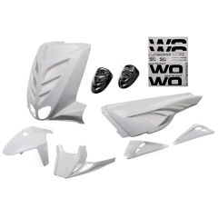 Kit carénage BCD MBK Stunt blanc edition White Out