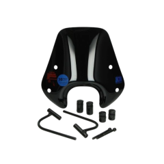 Bulle 30cm Piaggio Zip après 2000 noir brillant