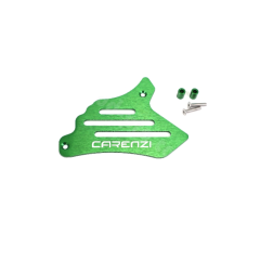 Cache pignon Carenzi Minarelli AM6 alu vert