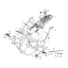 Boucle arrière côté droit origine Beta RR 50 après 2021