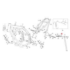 Ressort interne de béquille latérale origine Sherco 50 HRD SM Black Moon RS après 2024