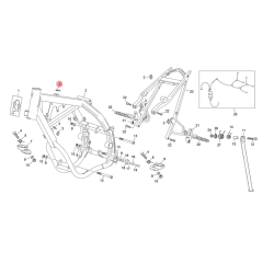 Écrou clip M6 origine Sherco 50 HRD SM Black Moon RS après 2024