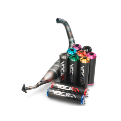 Pot d'échappement Voca Racing 80cc Beta RRT avant 2012 Rieju MRX SMX RR