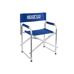 Chaise de Paddock Sparco alu bleu 