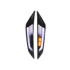 Clignotant avant dirigé DMP Sport-1 Piaggio Zip 2000 fumé