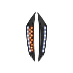 Clignotant avant dirigé avec feux DMP Piaggio Zip SP 2000 fumé