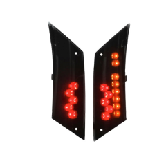 Clignotant arrière dirigé avec feux DMP Piaggio Zip SP 2000 fumé