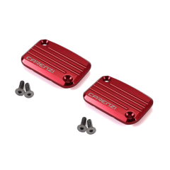 Couvercle maitre cylindre de frein Carenzi MBK Nitro Yamaha Aerox rouge (x2)