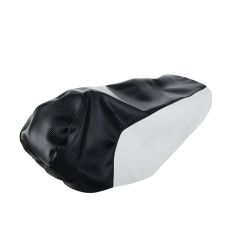 Funda de asiento para Yamaha Aerox negra-blanca