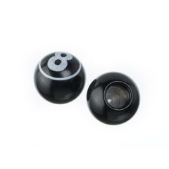 Bouchon de valve WTP Schrader boule de billard N°8 noir