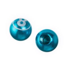 bouchon de valve WTP Schrader boule de billard N°8 bleu