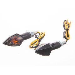 Clignotant à ampoule rubis noir fumé