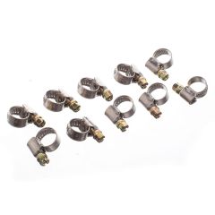 Collier de serrage 8 à 12mm (10 pièces)