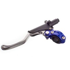 Levier d'embrayage complet alu Cross Enduro bleu
