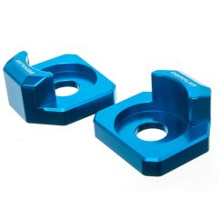 Tendeur de chaîne Doppler Rieju MRT alu CNC bleu