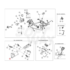 Feu avant sans ampoule origine Beta RR 50 après 2021