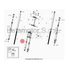 Fourche standard origine Beta RR 50 2012 à 2020 