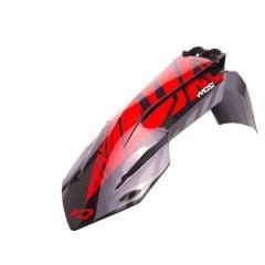 Garde boue avant 85 SX noir avec kit déco most rouge