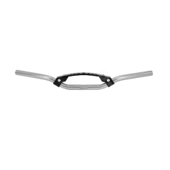 Guidon scooter Street Bike Bow argent 22mm